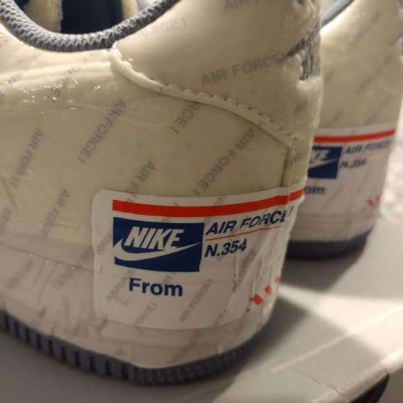 Nike AF1 Experimental USPS Postal Ghost shoes, size 11 CZ1528-100 - Picture 7 of 9